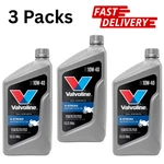 (3 Pack) Valvoline 4-STROKE Motorcycle Full Synthetic 10W-40 Oil Free Ship. Fixed Price $21.99.