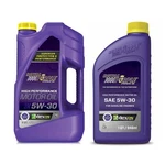 Royal Purple Multi-grade 5W-30 High Performance Motor Oil Qt Jug & 1 Bottle. Fixed Price $62.91.