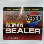 Zerex Radiator Super Sealer Stop Cooling System Leaks 14.5 Fl. Oz. Valvoline New. Fixed Price $29.95.