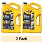 (2 Pack) Pennzoil Ultra Platinum Full Synthetic 5W-30 Motor Oil, Quart. Fixed Price $52.99.