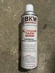 Bkw Xtreme Tack 5000 Web Adhesive 10 Oz Aerosol Can Waterproof Non Stain Usa. Fixed Price $8.00.