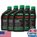 5-PACK Of Sae 10W40 4-CYCLE Engine Oil Compatible With Kawasaki Motors. Fixed Price $80.23.