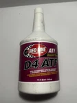 Red Line Fully Synthetic D4 Atf Automatic Transmission Fluid 1 Quart Manual GL-4. Fixed Price $15.00.