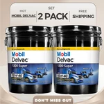 2-PACK Mobil Delvac 1300 Super 15W-40 Diesel Engine Oil Gal Pail Free Ship. Fixed Price $137.91.