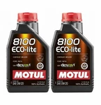 Motul 108534 8100 Eco-lite 0W-20 Synthetic Engine Oil Liter Bottle (2 Pack). Fixed Price $28.99.