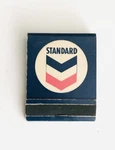 1950S Chevron Supreme Gasoline Matchbook Motor Oil Ohio Advertising Blue. Fixed Price $11.00.