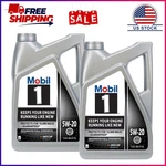 (2 Pack) Mobil 1 Advanced Full Synthetic Motor Oil 5W-20, Quart. Fixed Price $47.00.
