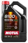 Motul 111360 8100 Eco-lite GEN3 Full-synthetic Engine Oil 5W-20 (5 L). Fixed Price $177.95.