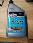 Lucas Synthetic Blend 2-CYCLE Marine OIL/1 Quart. Fixed Price $20.00.