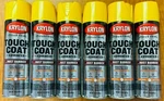 Krylon Industrial Tough Coat Advanced With Rust Barrier Yellow Spray Paint. Fixed Price $48.99.