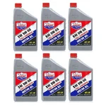 Lucas Oil Set Of 6 High Mileage Sae 5W-50 Synthetic Motor 1 Quart Bottles. Fixed Price $61.31.