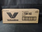 Full Synthetic Gear Oil 75W-140 Valvoline 889787 Qt Pouches. Fixed Price $50.00.