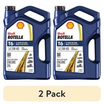 (2 Pack) Shell Rotella T6 Full Synthetic 5W-40 Diesel Engine Oil, 1 Gallon. Fixed Price $34.99.