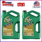 2 Pack, Quaker State Full Synthetic 5W-30 Motor Oil, 5-QUART. Fixed Price $48.95.
