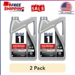 Hotsale!!! (2 Pack) Mobil 1 High Mileage Full Synthetic Motor Oil 5W-30, Quart. Fixed Price $43.45.