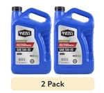 Super Tech High Mileage Full Synthetic Sae 5W-30 Motor Oil, Quarts X2 Pack. Fixed Price $35.23.