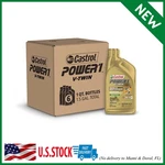Castrol POWER1 V-twin 20W-50 Full Synthetic Motorcycle Oil, Quart, Pack Of 6. Fixed Price $83.11.