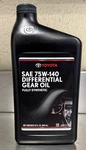 Lexus/toyota Sae 75W-140 Differential Fully Synthetic Gear Oil 00289-75140. Fixed Price $46.00.